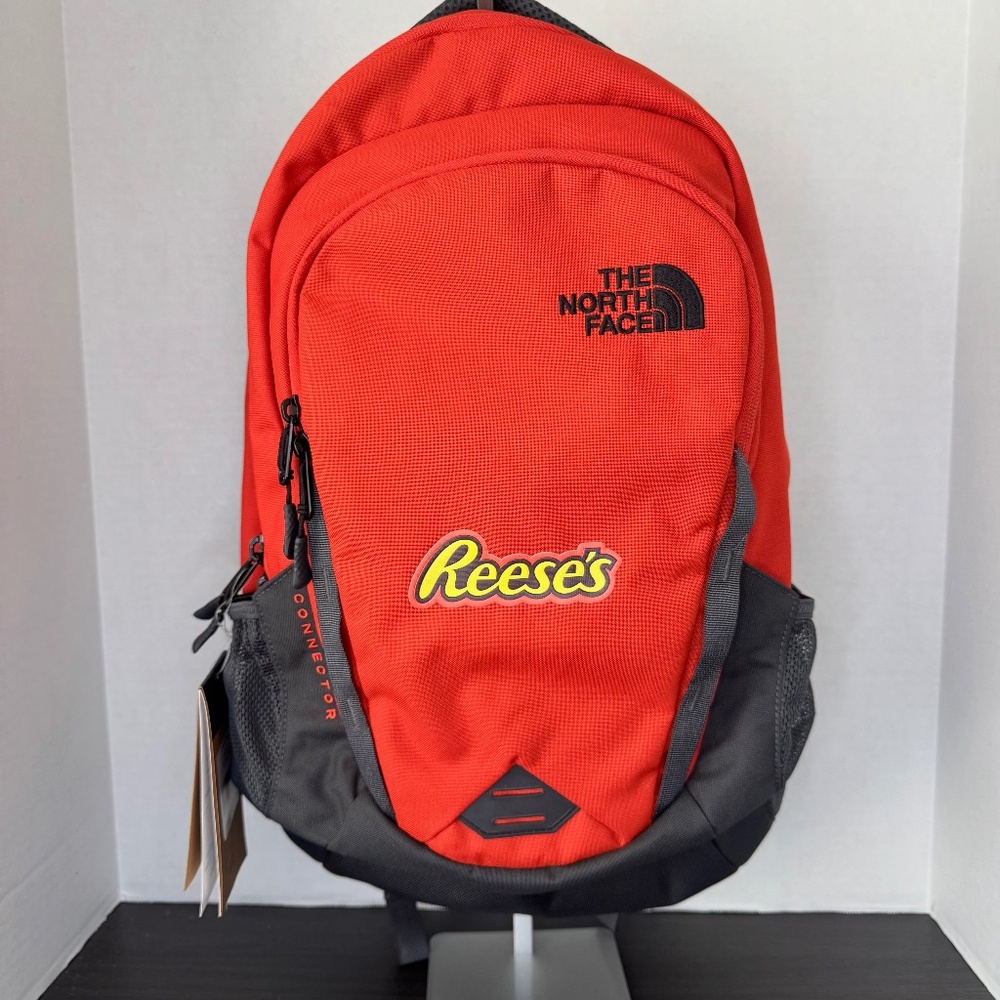 North Face Reese's Connector Backpack /Orange & Grey/Reflective Details/NWT/Rare